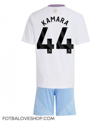 Aston Villa Boubacar Kamara #44 Dětské Venkovní Dres 2024-25 Krátký Rukáv (+ trenýrky)